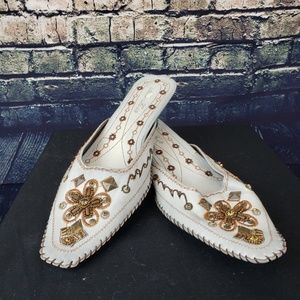 Beaded Mules